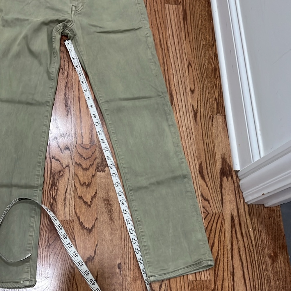 Fidelity “jimmy” Denim Soft Green Straight Leg Jeans - Picture 2 of 10